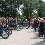 Motociklistu brauciens Bērzgalē, foto: Daila Ekimāne