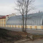 Kaunatas vidusskolas sporta zāle