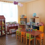 Kaunatas bibliotēkas bērnu stūrītis