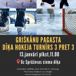 Griškānu pagasta dīķa hokeja turnīrs - 13.01.2019